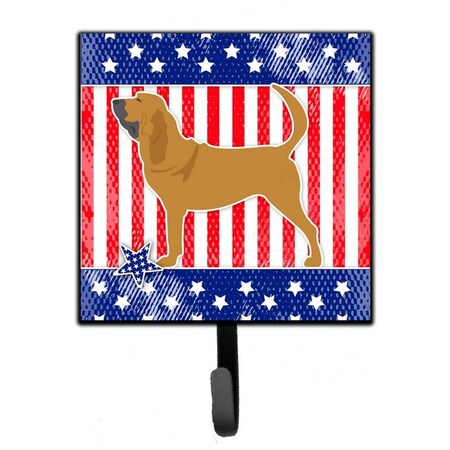Jensendistributionservices USA Patriotic Bloodhound Leash or Key Holder MI1710768